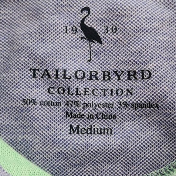Tailorbyrd Men's Short Sleeve Polo Shirt Size Medium NWT - Picture 6 of 6